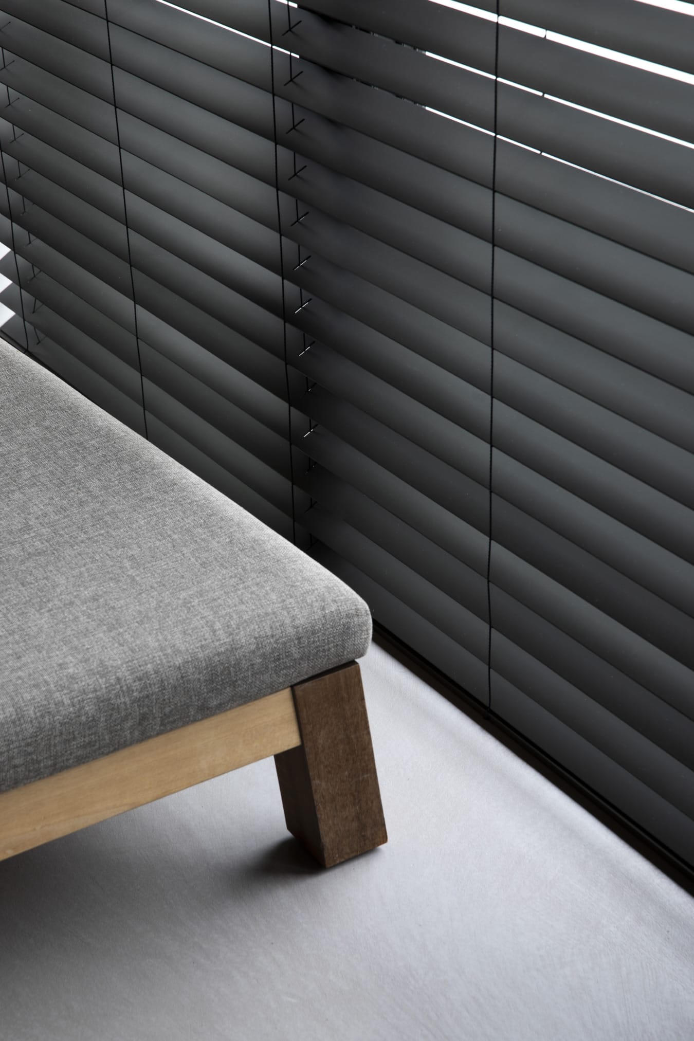 Houten Blinds met elektrische bediening
