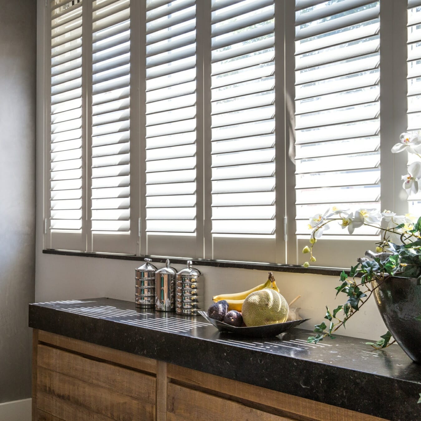 Zonnelux shutters wit