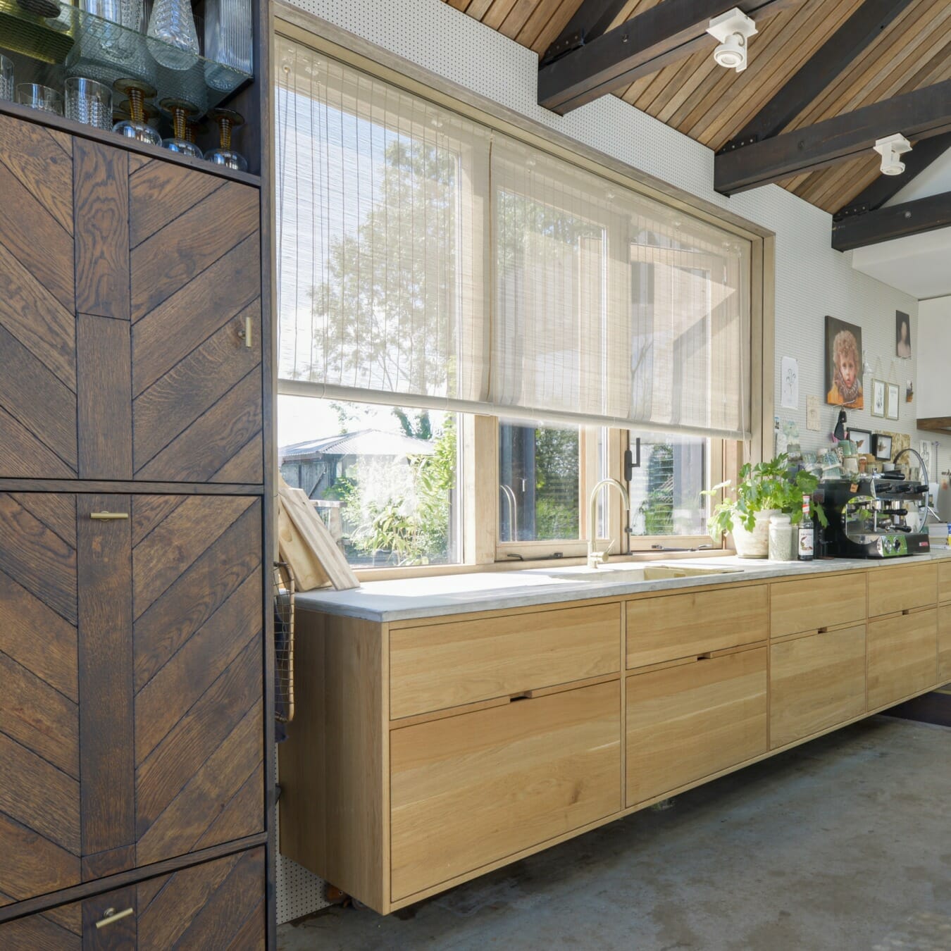 Geweven hout
