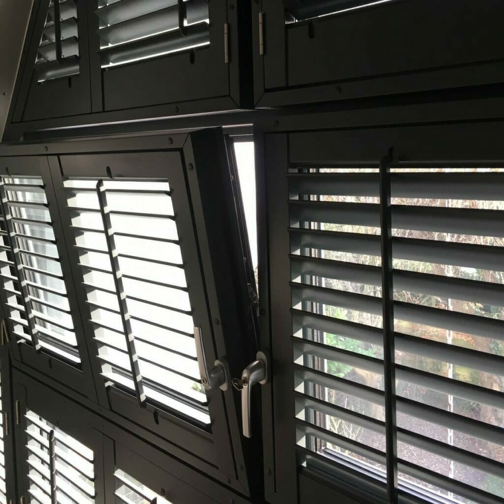 Shutters voor draai-kiepraam